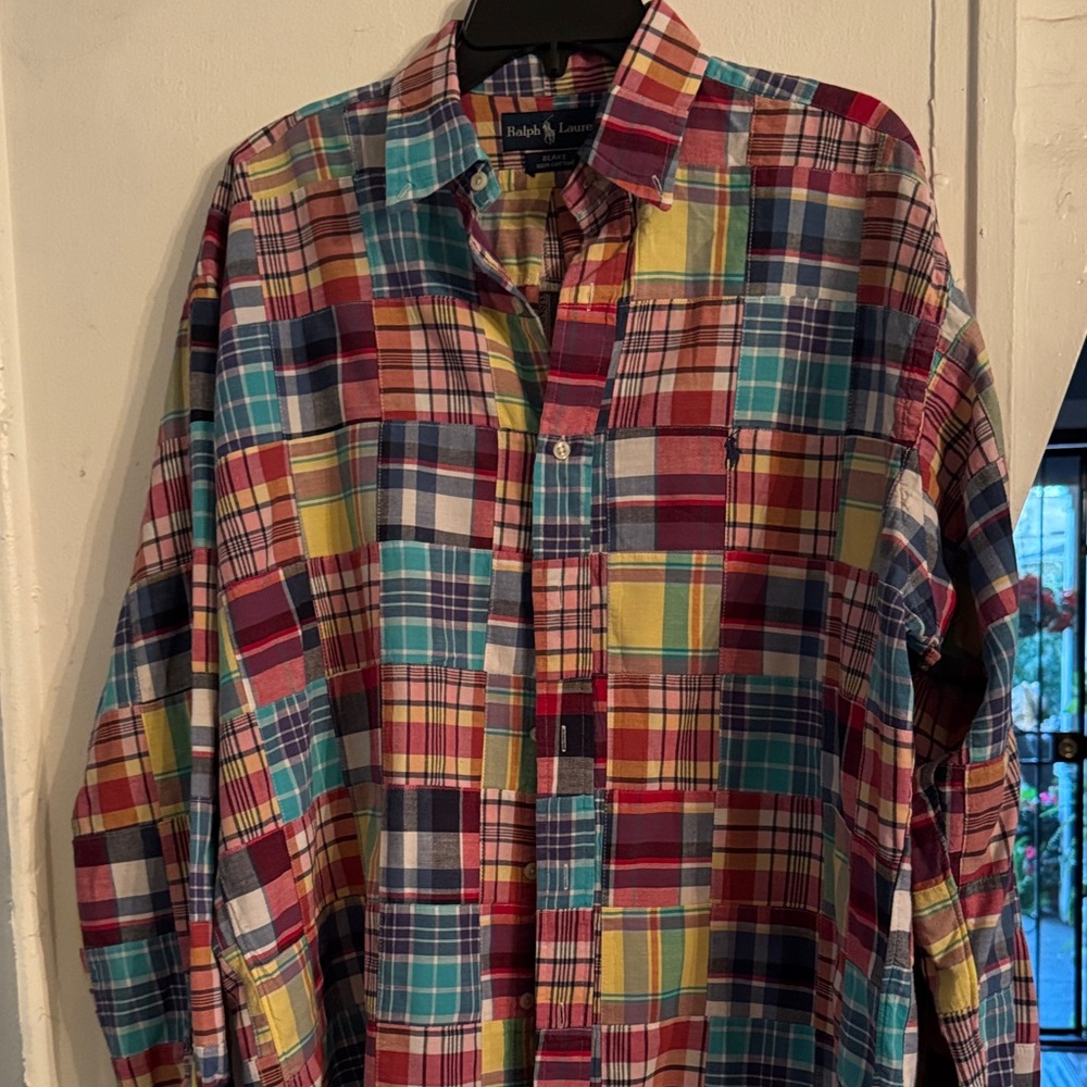 Ralph Lauren Vibrant Plaid Men's Shirt